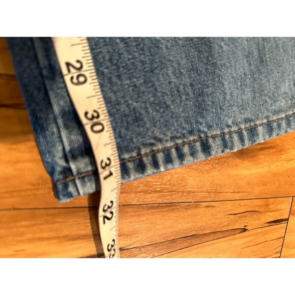 Vintage Unionbay Cargo Jeans Y2K Junior Size 7 Wide Leg Pockets Rare 2000s Denim - Picture 8 of 9